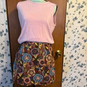 B-1  Addie Floral Patterned Skirt